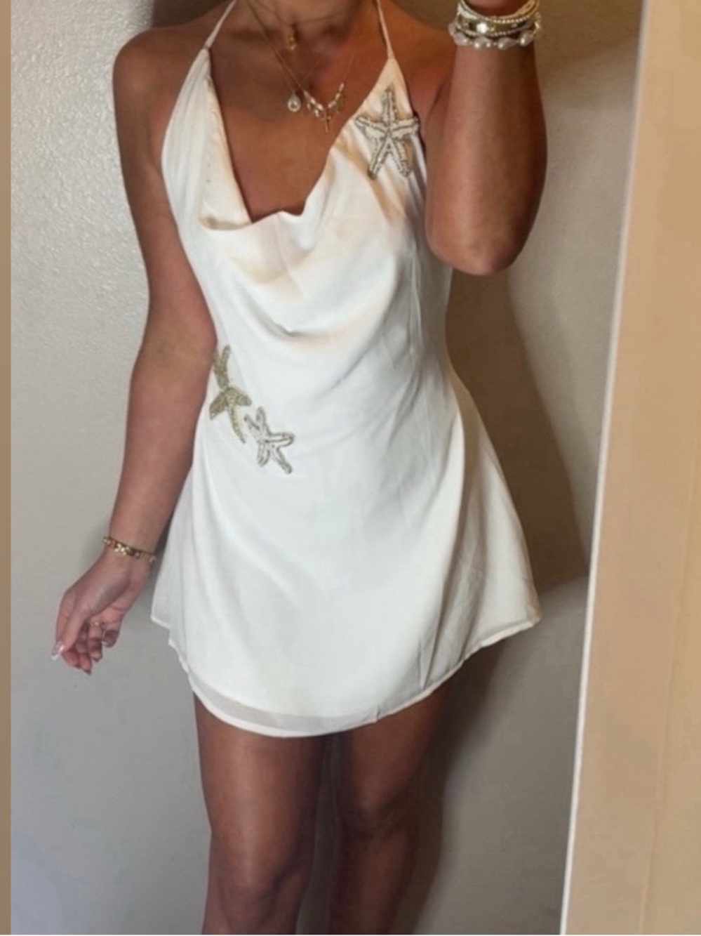 Whit Fox White Starfish Mini Dress